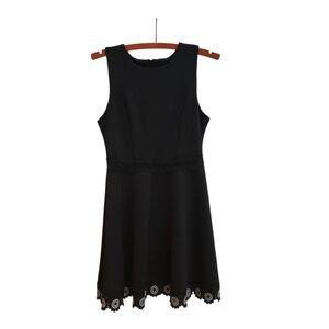 B Darlin Elegant Black Sleeveless Dress Womens Size 6 Midi Classic